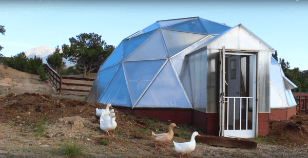 Mountain Goat Lodge Geodesic Greenhouse