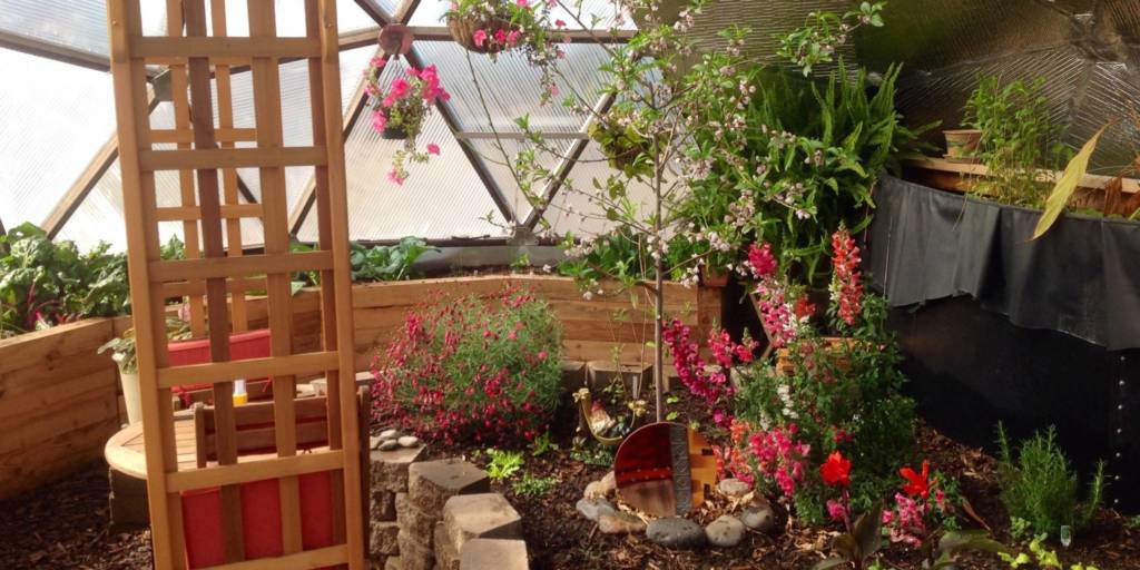 Geodesic Greenhouse in New Mexico