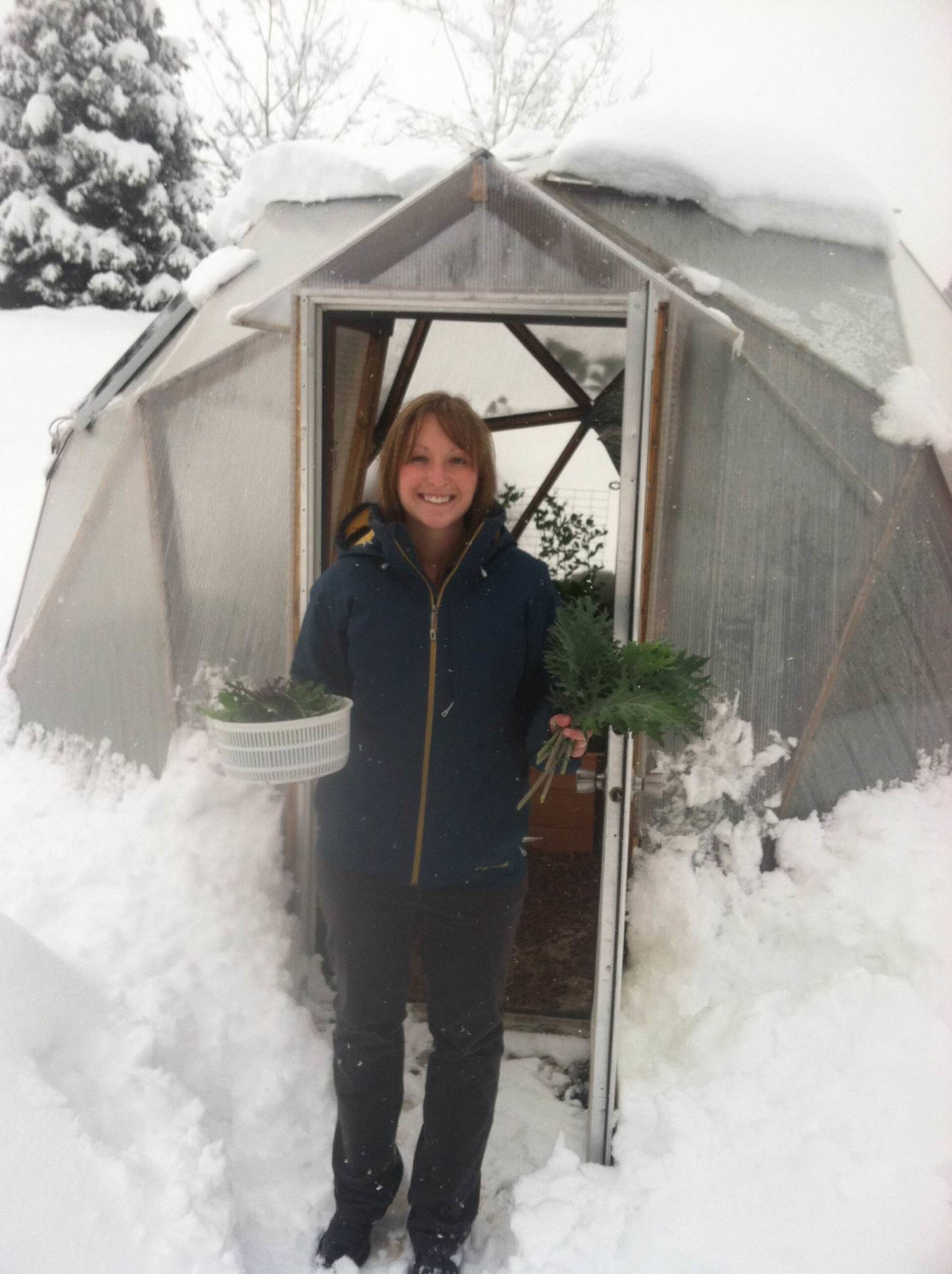 winter greenhouse