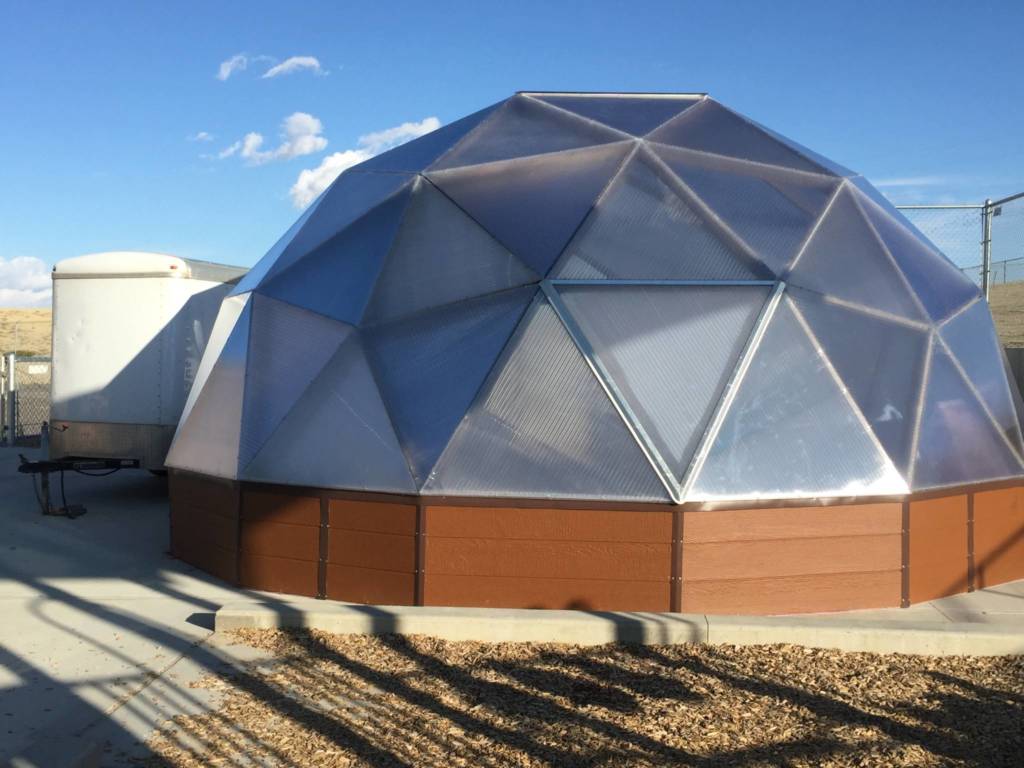 LP® SmartSide® on the Growing Dome® Insulated Greenhouse