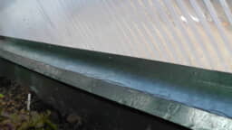 Greenhouse Accessories Drip Edge Flashing - Growing Spaces Greenhouses Standard Drip Edge Flashing For Greenhouse
