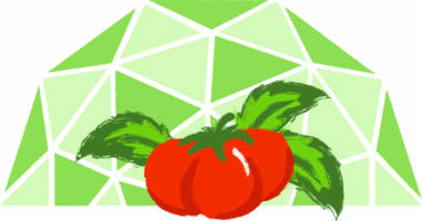 geodesic dome greenhouse logo