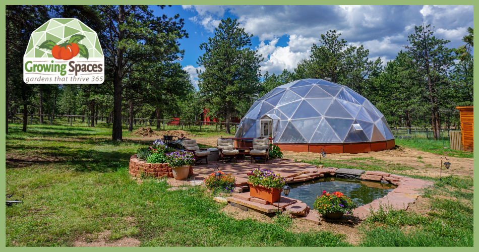 Header Image - September Growing Dome of the Month - Growing Spaces Greenhouses Bailey Colorado Restaurant Greenhouse