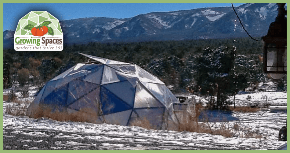 New Mexico Mountain Geodesic Dome Greenhouse