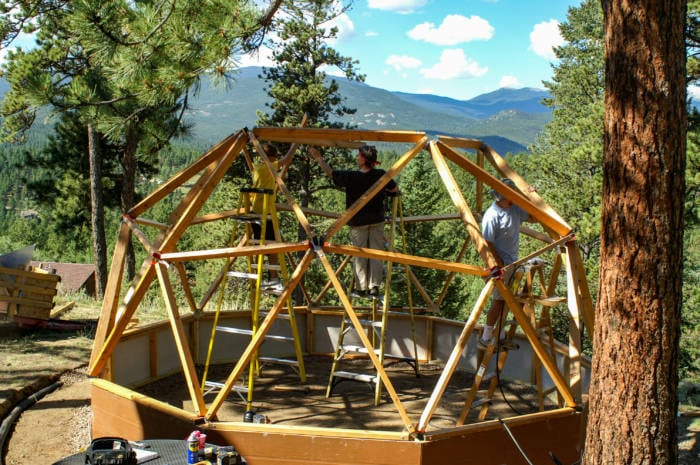build a dome greenhouse