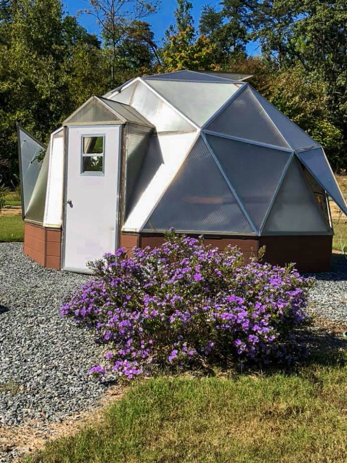 18' Growing Dome Greenhouse in North Carolina