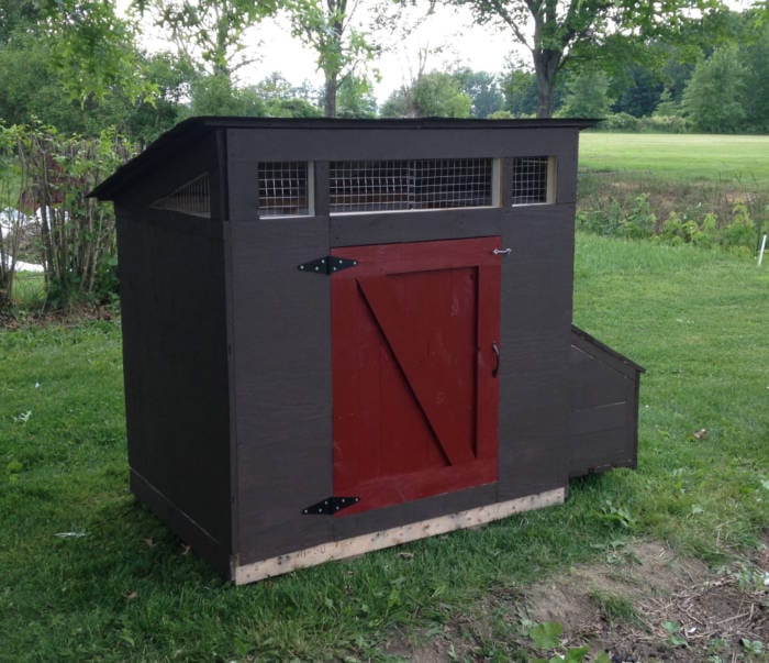 Pallet-and-OSB-Chicken-or-Duck-House - Growing Spaces Greenhouses Chicken Coop made from OSB and Pallets