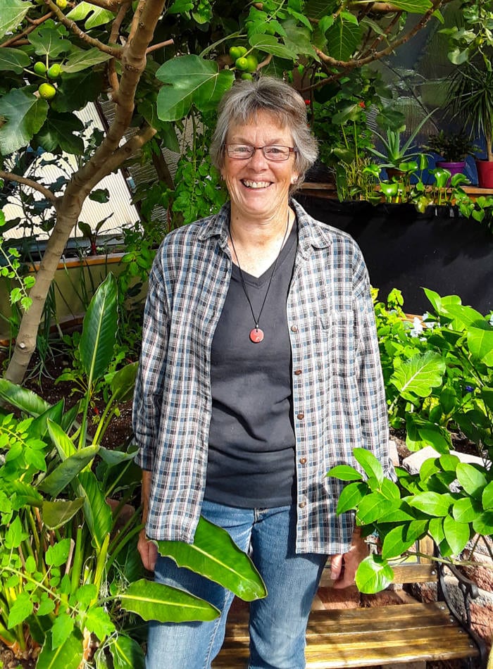 Growing Dome greenhouse adviser Ainslie Kincross
