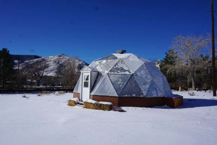 26' urban greenhouse in Golden Colorado