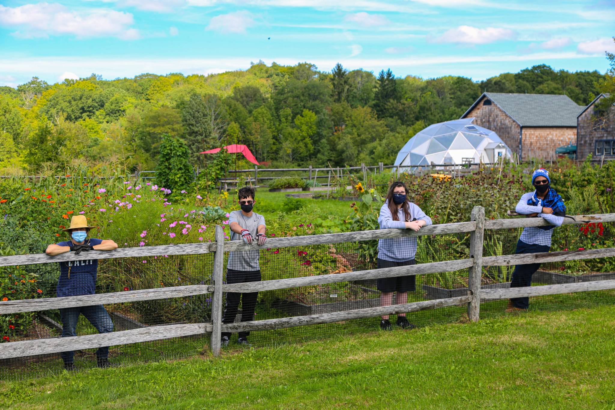 school greenhouse in Connecticut