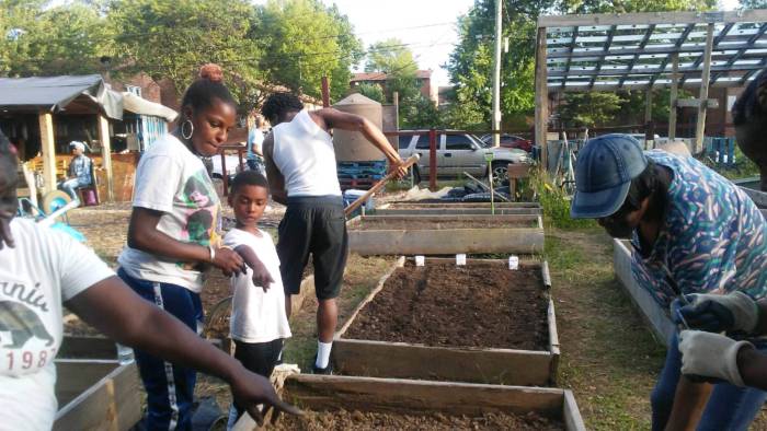 black nickel - more 2021 urban farming grant winners working in the gardens 