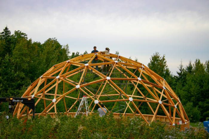 Geodesic Dome Greenhouse