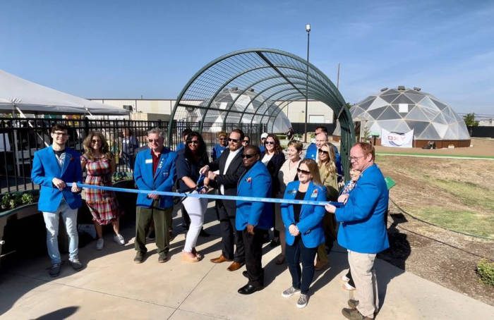 West Texas Food Bank Growing Dome ribbon cutting