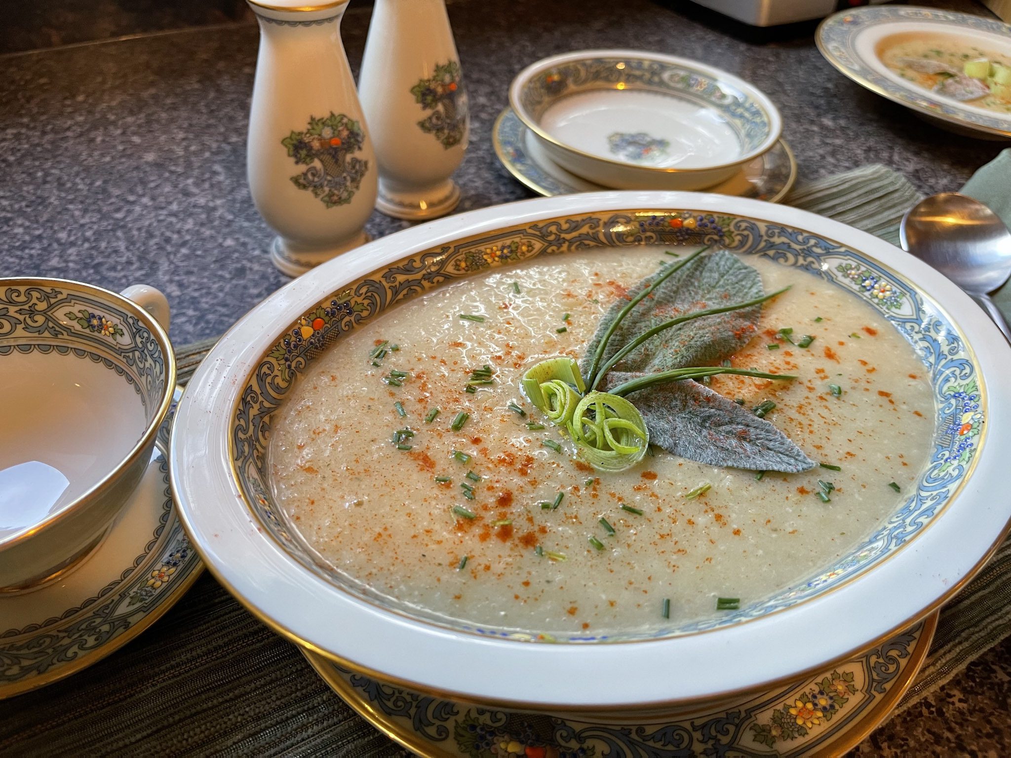 Celeriac Soup preapared