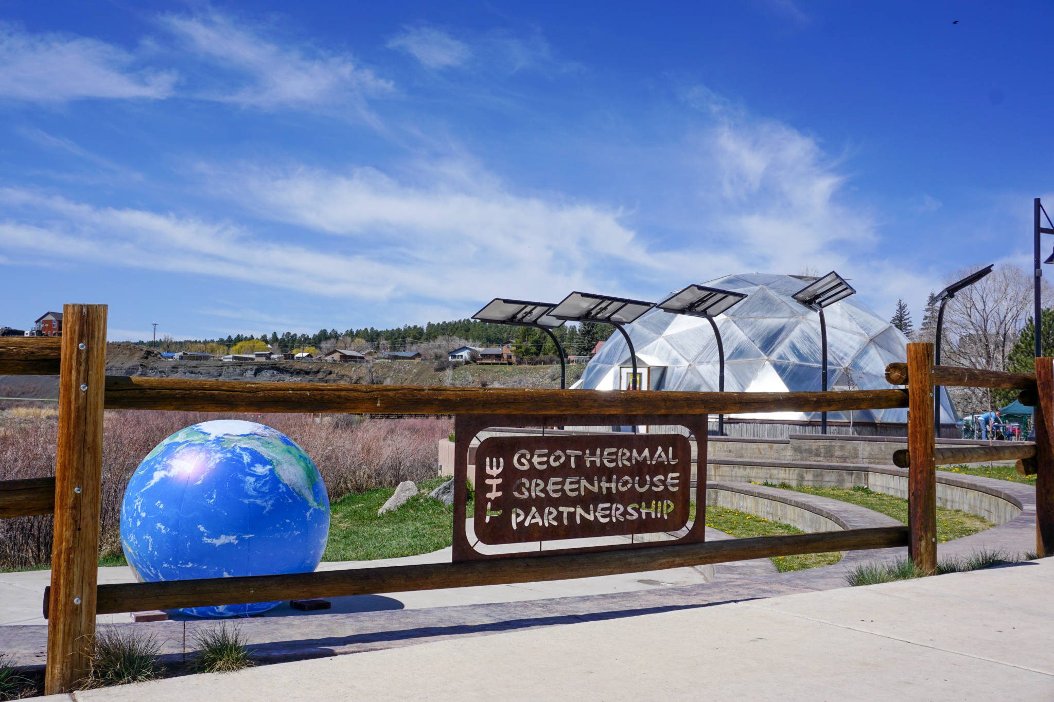 geothermal greenhouse partnership community park on earth day