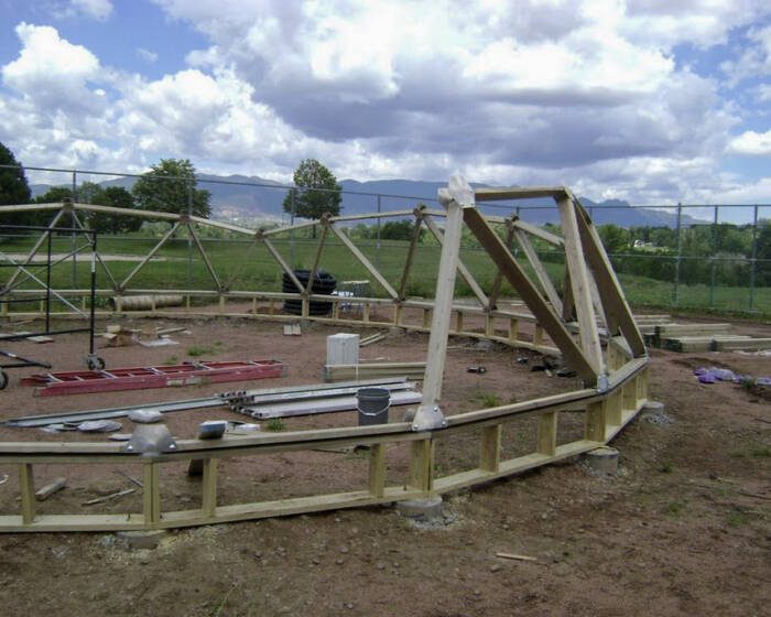 3-Concrete-Piers-Galileo - Growing Spaces Greenhouses intermediate cost greenhouse foundation option