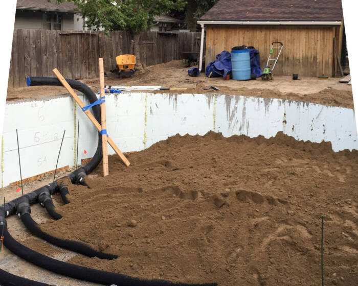 ICF-Foundation-Install - Growing Spaces Greenhouses higher cost foundation (ICF)