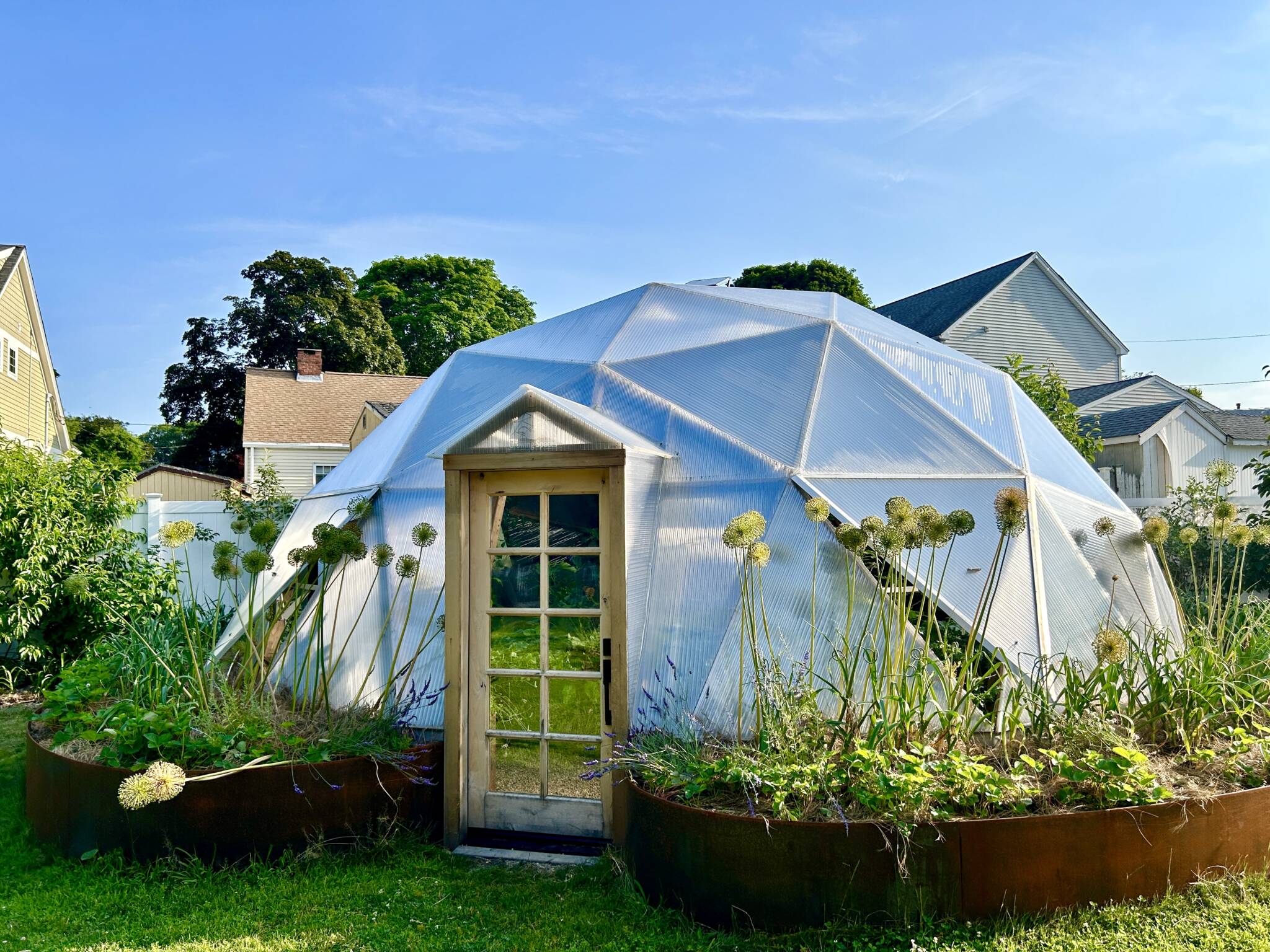 Growing Dome Greenhouse in Medford MA